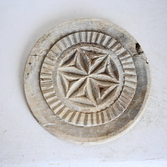 Indian Carved chapati plate 217461