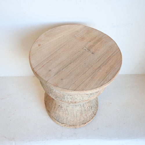 Vintage Indian Ukhali stool 301387