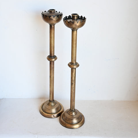 Indian Vintage pillar candle holder 271013
