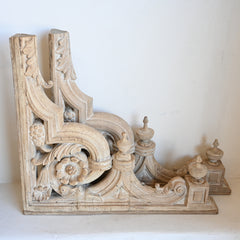 Indian carved brackets set/2 294593