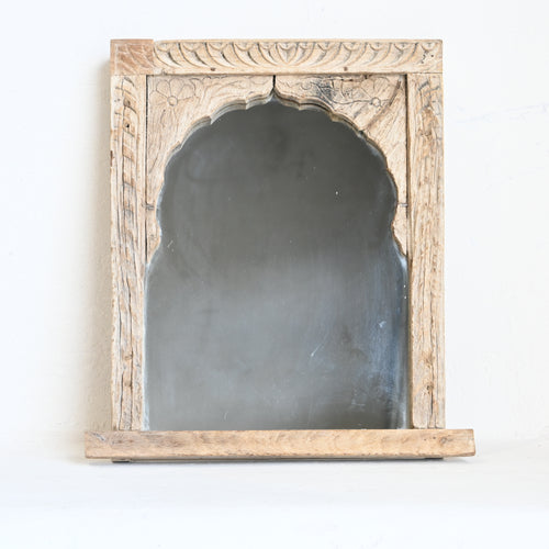 Vintage Carved Indian Arch Mirror 286772