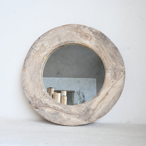 Vintage Indian Round Mirror 297754