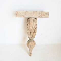 Carved Indian Timber Wall Shelf 302270