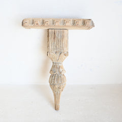 Carved Indian Timber Wall Shelf 302270